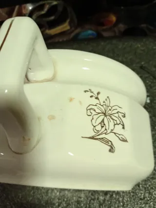 Piatto SC Richard floreale fine '800