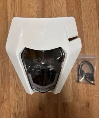 Careta KTM LED Blanca
