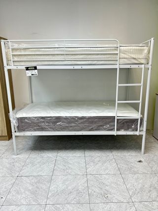 Litera 90x190 blanca metálica nueva OFERTA