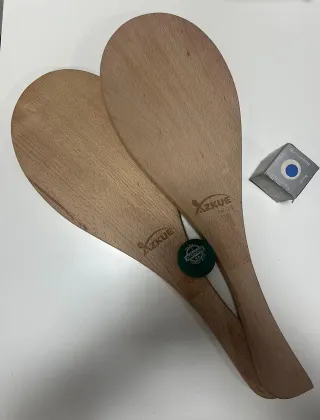 2 Palas Frontón Azkue + Pelota