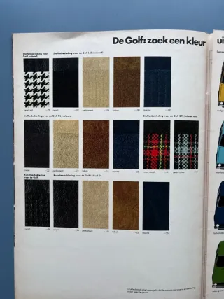 Catálogo Clásico VW Golf 1977