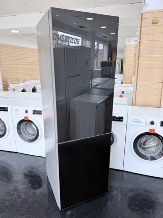 Frigorífico combi Balay 185cm Cristal Negro A++