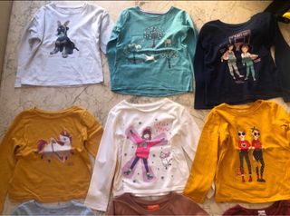 Lote 12 camisetas 6 años Kiabi, Carrefour,Benetton
