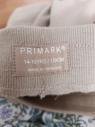 Pantalón beige oscuro Primark niña