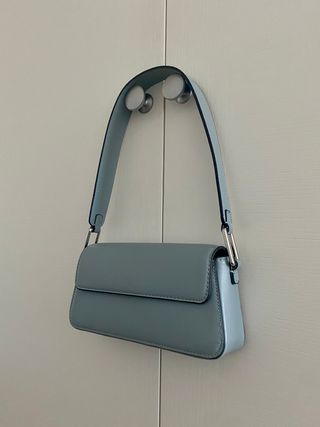 Bolso baguette azul mini Pull&Bear
