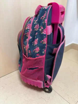 Mochila Munich Azul y Rosa
