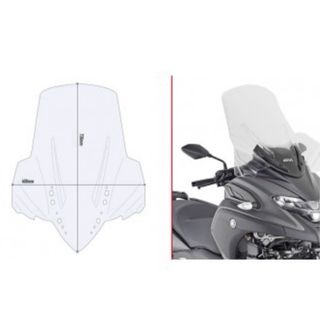 Parabrisas Givi Yamaha Negro