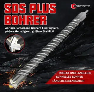 Broca SDS Plus CSOOM 35x600mm Profesional hormigón