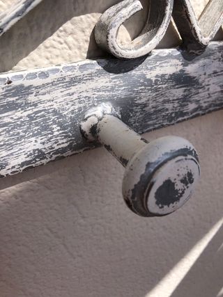 Perchero pared de hierro forjado