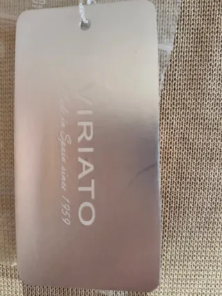 Chaqueta de punto beige