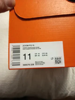 Nike Zoom Fly 6 Talla 45