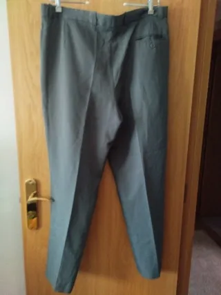 Pantalón de pinzas gris