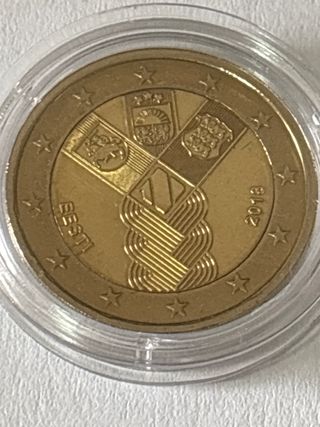 Moneda 2€ Estonia Conmemorativa 2018