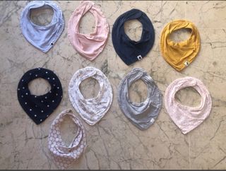 Lote 9 pañuelos H&M unisex 19x19cm