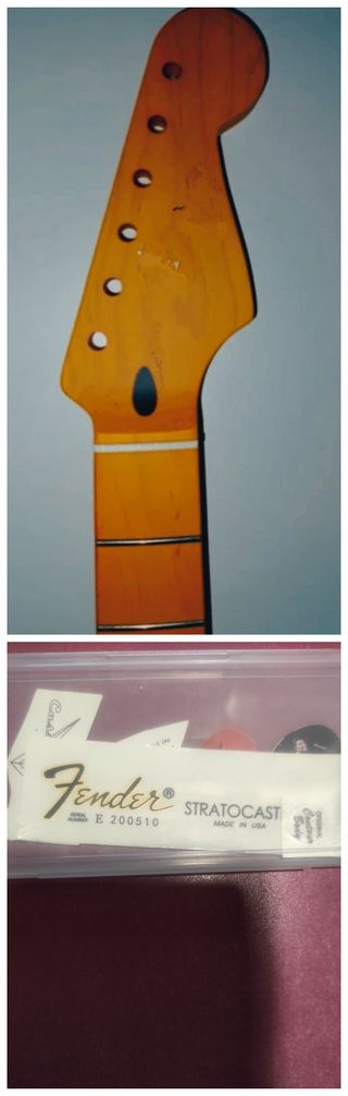 Mástil Guitarra Stratocaster/logo Fender