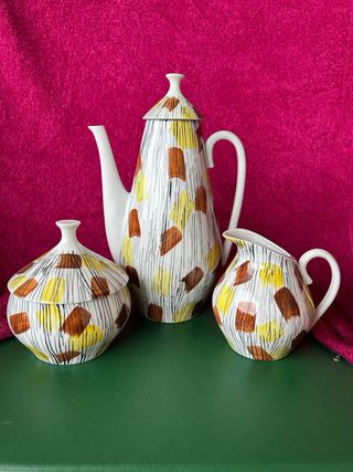 Juego café O Castro 50s/60s Cerámica