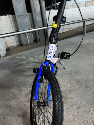 Bicicleta Plegable B-Fold 300 Blanca