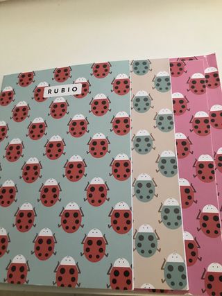 4 Cuadernos Folio Cuadriculados