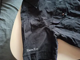 Camisa manga corta negra Santa Cruz Talla M