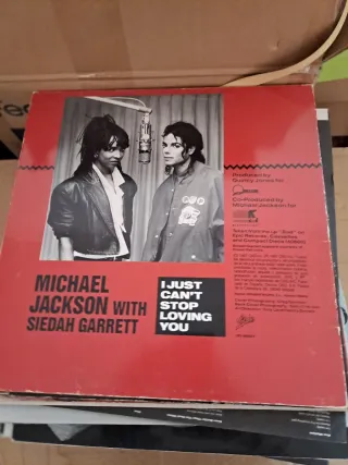 Vinilo Michael Jackson I JUST CANT STOP LOVING YOU