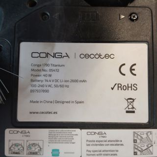 Conga 1790 Titanium Robot Aspirador