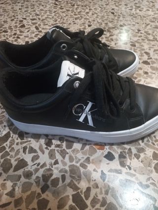 Zapatillas Calvin Klein Jeans Negras Talla 40