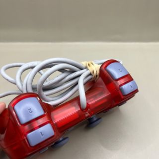 Controller PS1 Originale Sony Rosso Trasparente