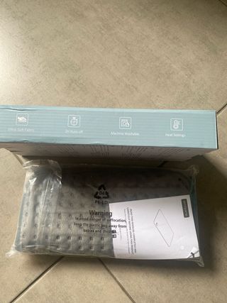 Manta Eléctrica Gris