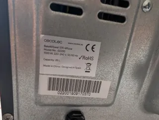 Horno Cecotec Bake&Toast