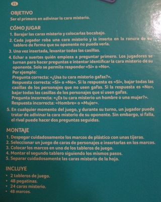 JUEGO DE MESA ¿SABES QUIEN? (para viajes)