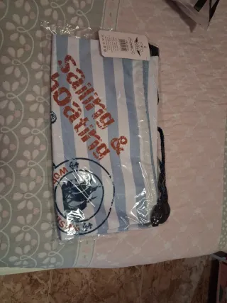 Mochila de tela náutica