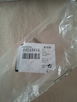 Recambio original lavadora Bosch carga superior