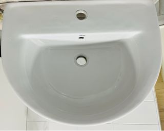 Lavabo Bellavista de pared Blanco Porcelana