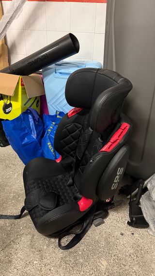 Silla Coche Infantil Negra Isofix CDS