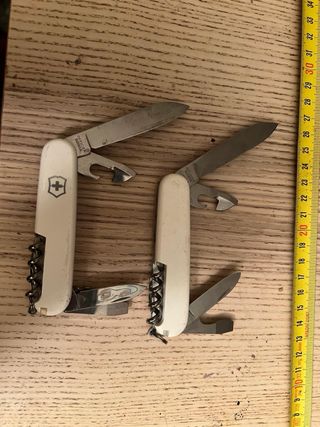 Lotto 2 Coltelli Victorinox Bianchi