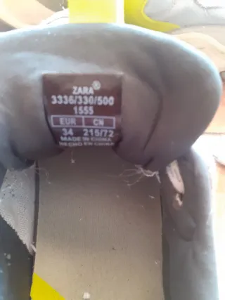 Zapatillas Zara Talla 34
