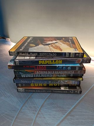 9 DVDs, películas Bélicas