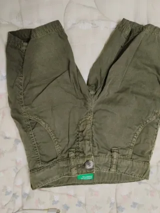 Shorts Benetton bimbo verde