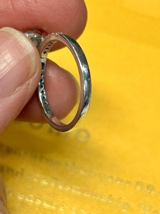 Anillo Moissanita Auténtica Talla 17.3mm Certifica
