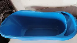 Bañera para bebé azul