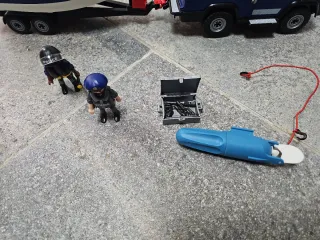 Playmobil City Action 5187 Coche Policía Barco