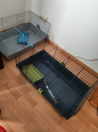 2 Jaulas Cobayas 80x46x36