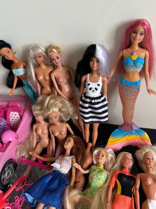 Lote Barbie: Bambole e Accessori
