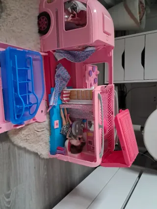 Caravana Barbie Rosa