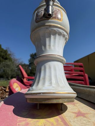 Grifo Cerveza Mahou Cerámica Dorado