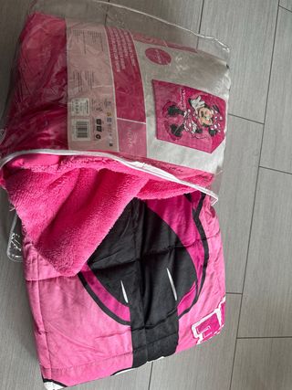 Piumone Minnie 160x250 cm Flanella con Sherpa