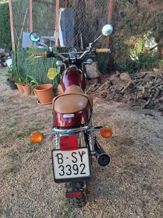 Suzuki TU250X Clásica Marrón/Roja