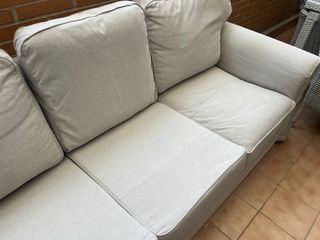 Sofá Ektorp IKEA Beige Tela en muy buen estado.
