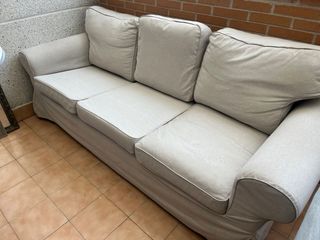 Sofá Ektorp IKEA Beige Tela en muy buen estado.