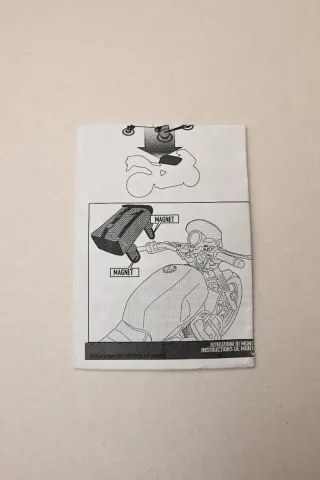 Bolsa de depósito moto Kappa Cafe nueva